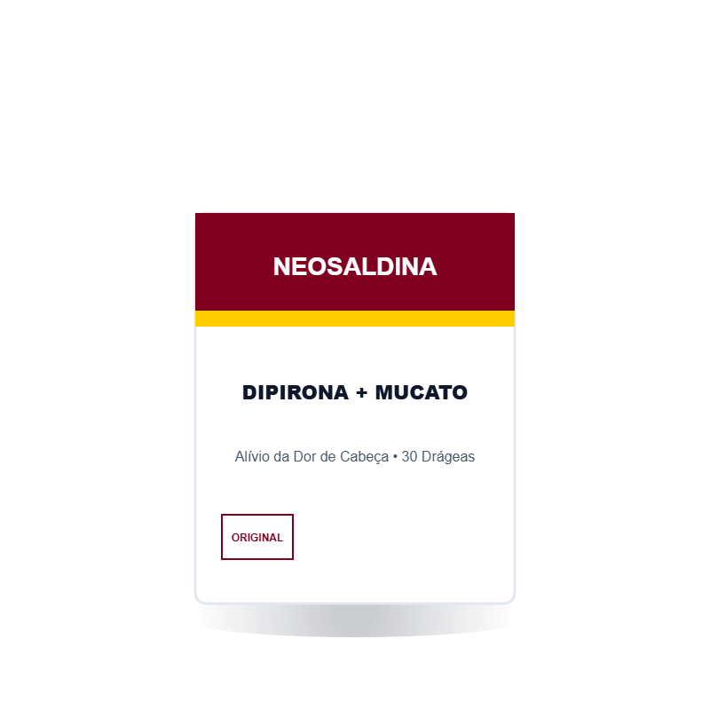 Analgésico Neosaldina 30 Drágeas